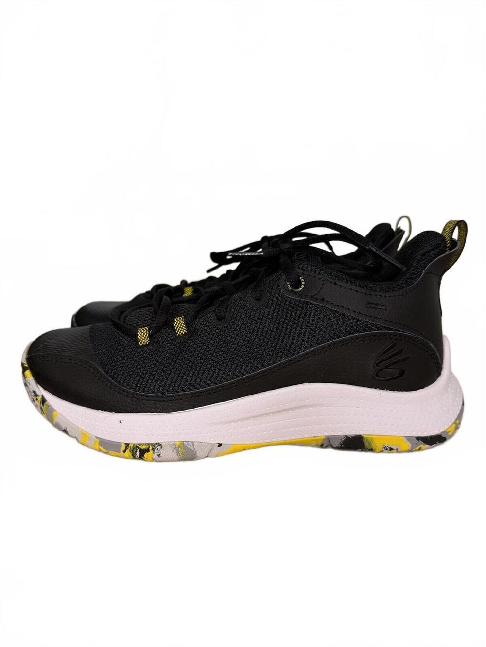 🏀 Under Armour Curry 3Z5 Sneakers – Black / White / Yellow